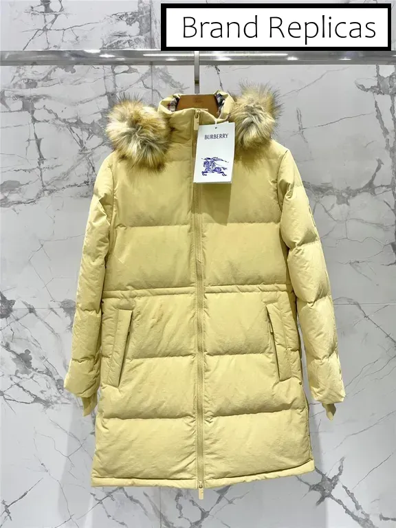 Burberry Hooded Long Puffer Jacket